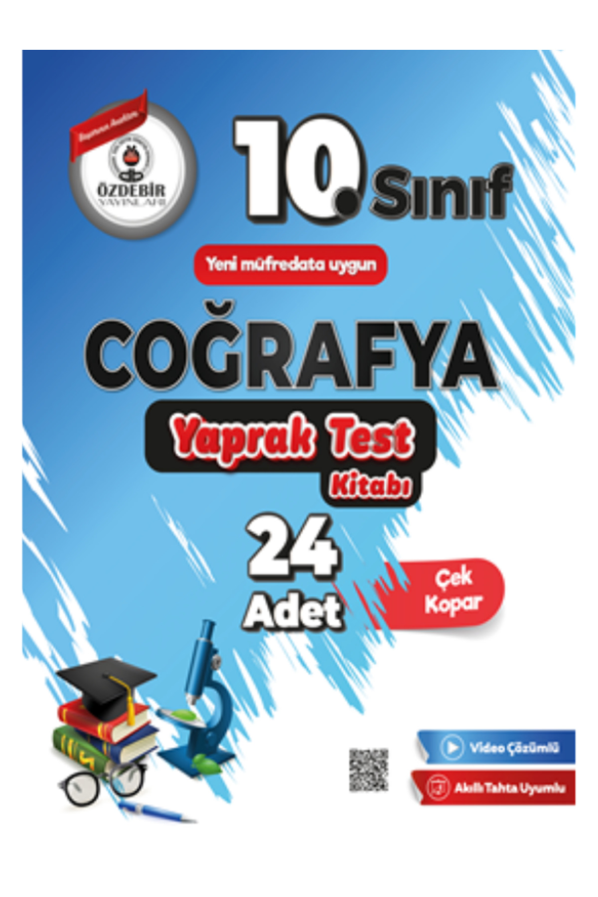 10.Sınıf Coğrafya Yaprak Test Kitabı Güncel Yeni Baskı