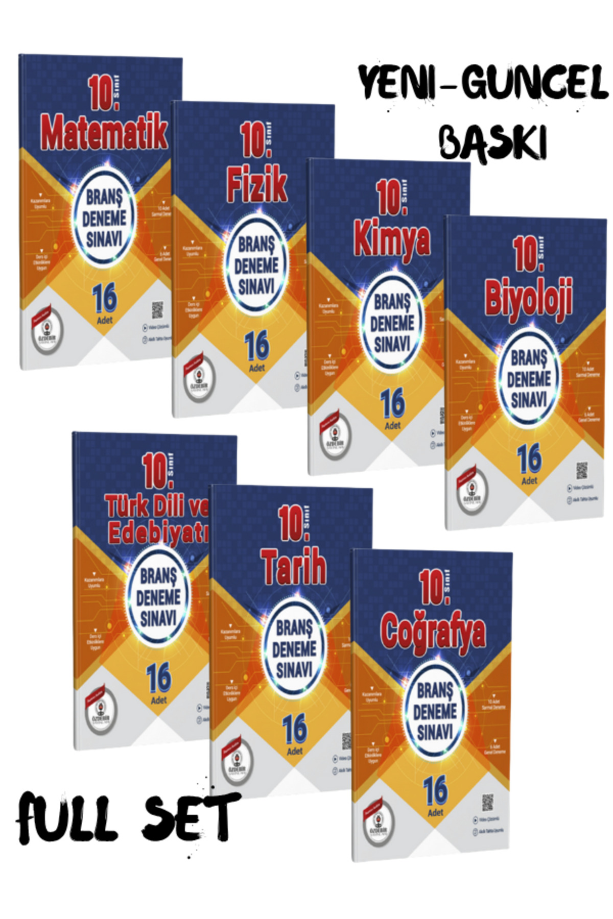 10.Sınıf Tüm Dersler Branş Deneme Seti Güncel Yeni Baskı 10.Sınıf Tüm Dersler Branş Deneme Seti Güncel Yeni Baskı