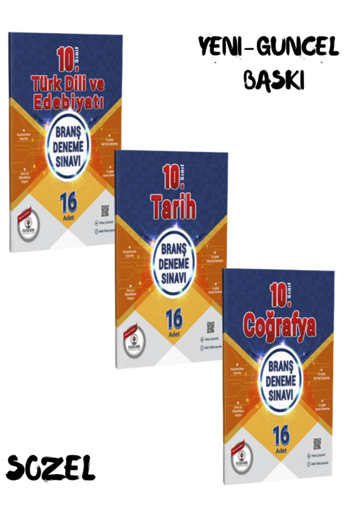 10.Sınıf Tüm Dersler Branş Deneme Seti Güncel Yeni Baskı 10.Sınıf Tüm Dersler Branş Deneme Seti Güncel Yeni Baskı