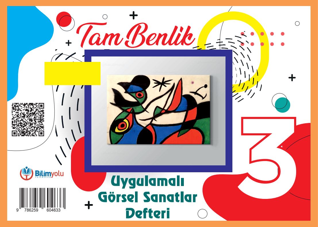 3.Sınıf Tam Benlik Uygulamalı Görsel Sanatlar Defteri Büyük Boy (35X50)