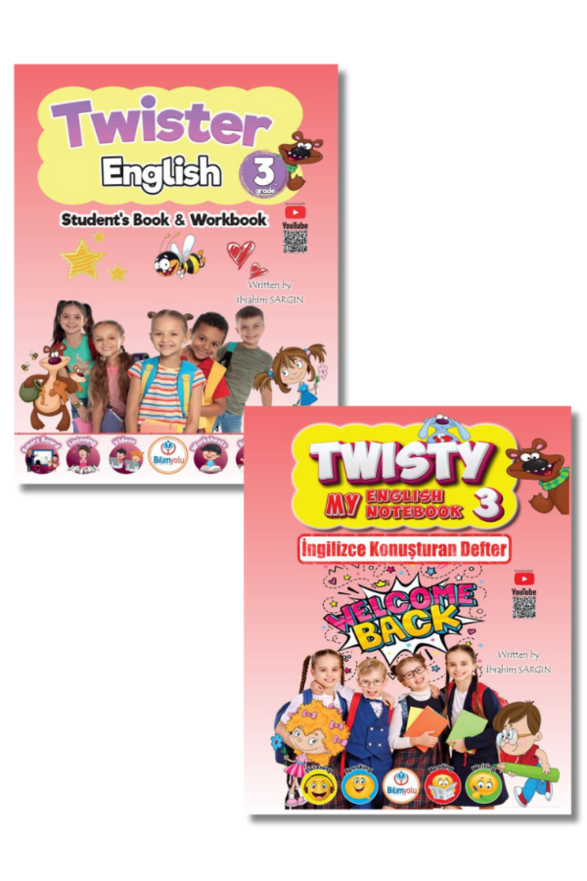 3.Sınıf Twister English + Twisty İngilizce Konuşan Defter Seti İbrahim Sargın 3.Sınıf Twister English + Twisty İngilizce Konuşan Defter Seti İbrahim Sargın