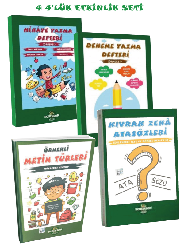 4 4'Lük Örnekli, Uygulamalı Etkinlik Seti