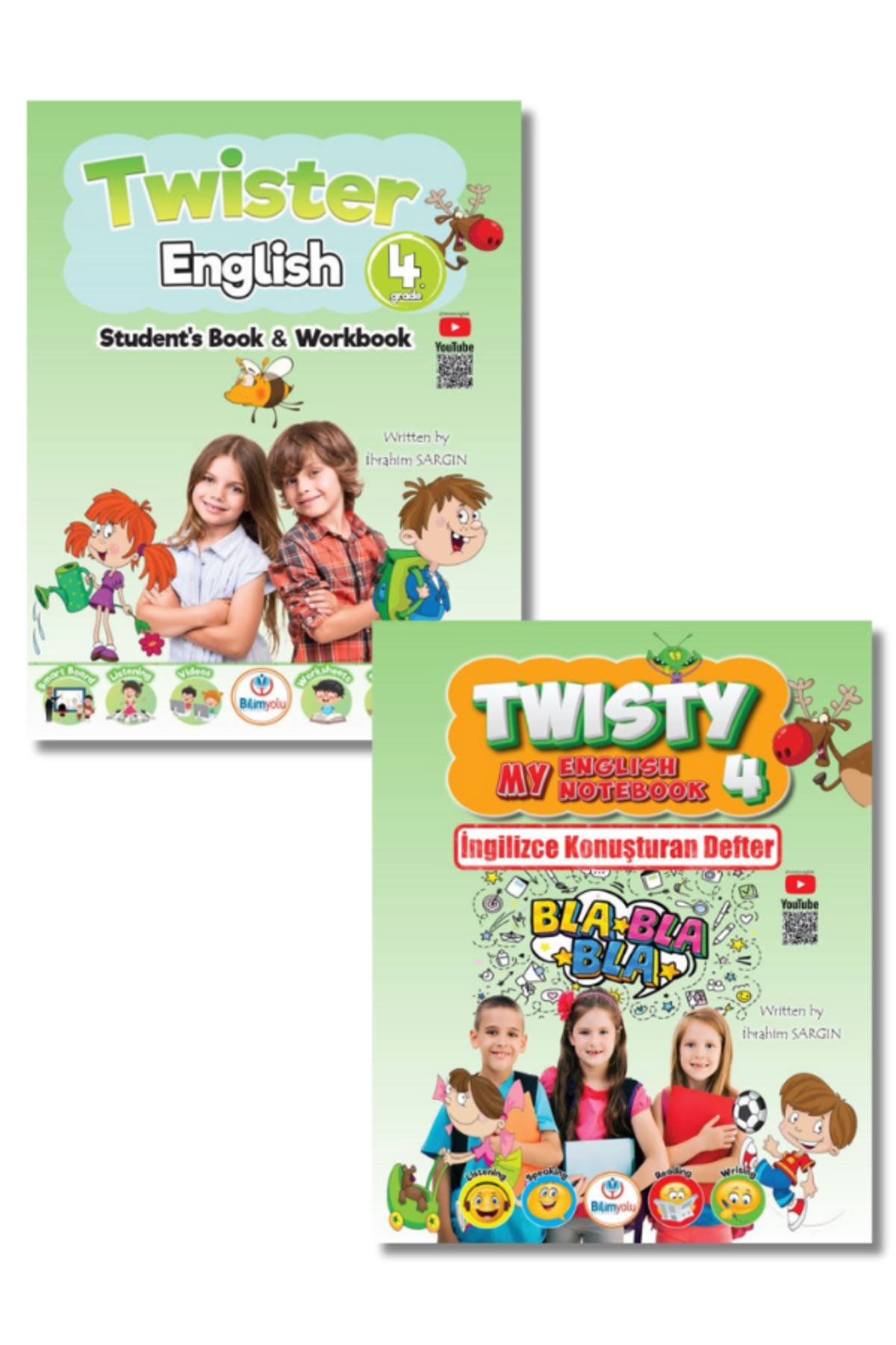 4.Sınıf Twister English + Twisty İngilizce Konuşan Defter Seti İbrahim Sargın 4.Sınıf Twister English + Twisty İngilizce Konuşan Defter Seti İbrahim Sargın