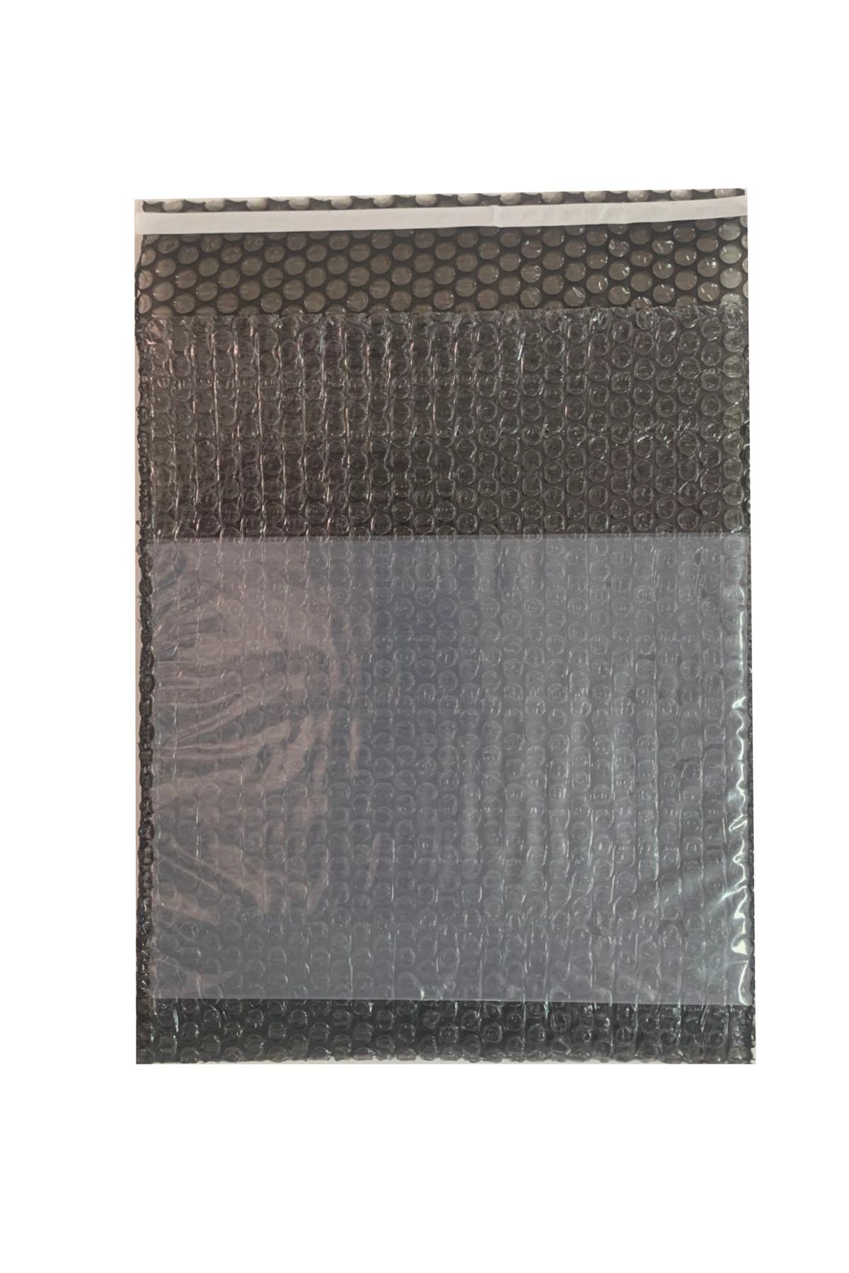 50 Adet Balonlu Siyah Cepli Kargo Peşeti (27X30+5) (80 GR/M2)