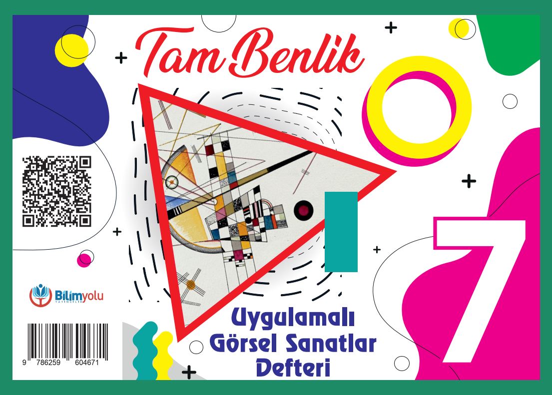 7.Sınıf Tam Benlik Uygulamalı Görsel Sanatlar Defteri Büyük Boy (35X50)
