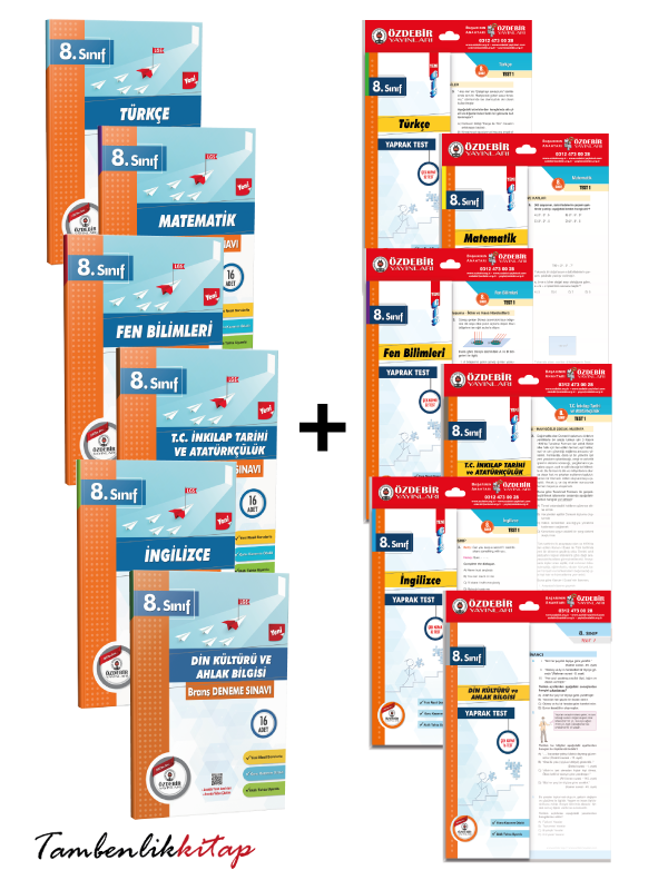 8.Sınıf LGS Deneme ve Yaprak Test Full Set Özdebir Yayınları 8.Sınıf LGS Deneme ve Yaprak Test Full Set Özdebir Yayınları