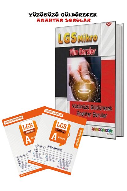 8.Sınıf LGS Mikro Tüm Dersler Soru Bankası Deneme Hediyeli