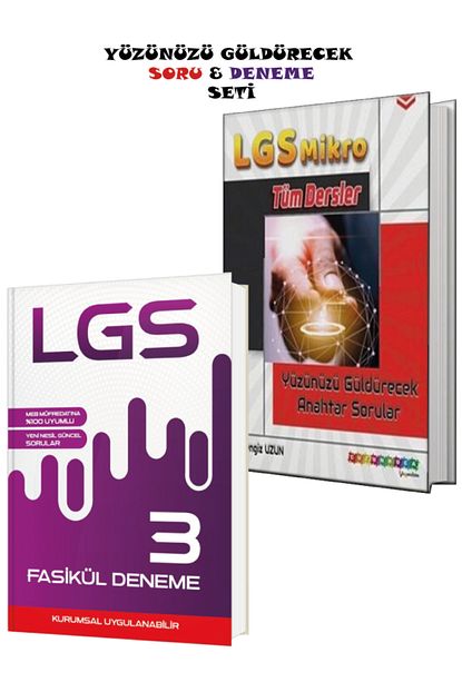 8.Sınıf LGS Tüm Dersler Mikro Soru Bankası + 3 Genel Deneme 8.Sınıf LGS Tüm Dersler Mikro Soru Bankası + 3 Genel Deneme