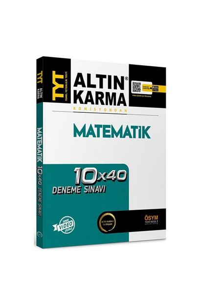 Altın Karma Tyt Matematik Tamamı Video Çözümlü 10x40 Deneme Sınavı