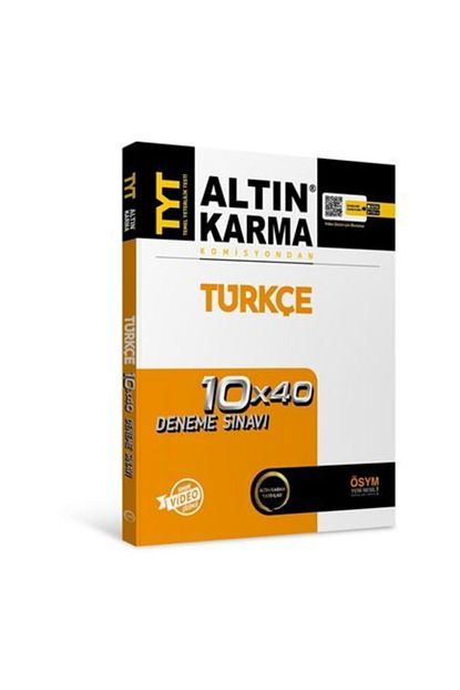 Altın Karma Tyt Türkçe 10x40 Deneme Sınavı