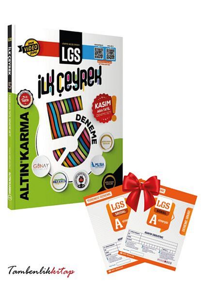 Altın Karma Yayınları LGS Kasım Ara Tatil İlk Çeyrek 5 li Deneme Sınavı HEDİYELİ