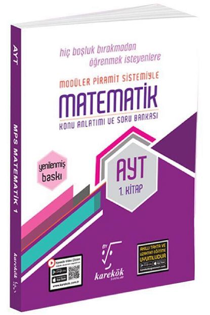 AYT Matematik Konu Anlatımlı Soru Bankası 1. Kitap Karekök Yayınları