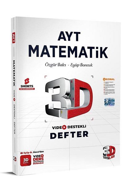 Ayt Matematik Video Destekli Defter Ayt Matematik Video Destekli Defter