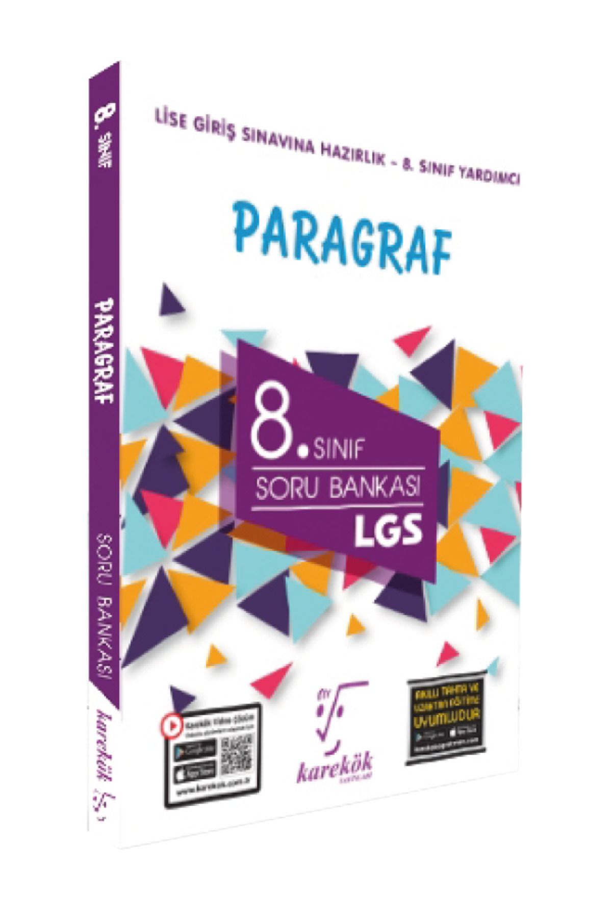 Karekök 8.Sınıf LGS Türkçe Paragraf Kafadar İkili Soru Bankası Seti (Yeni Baskı)