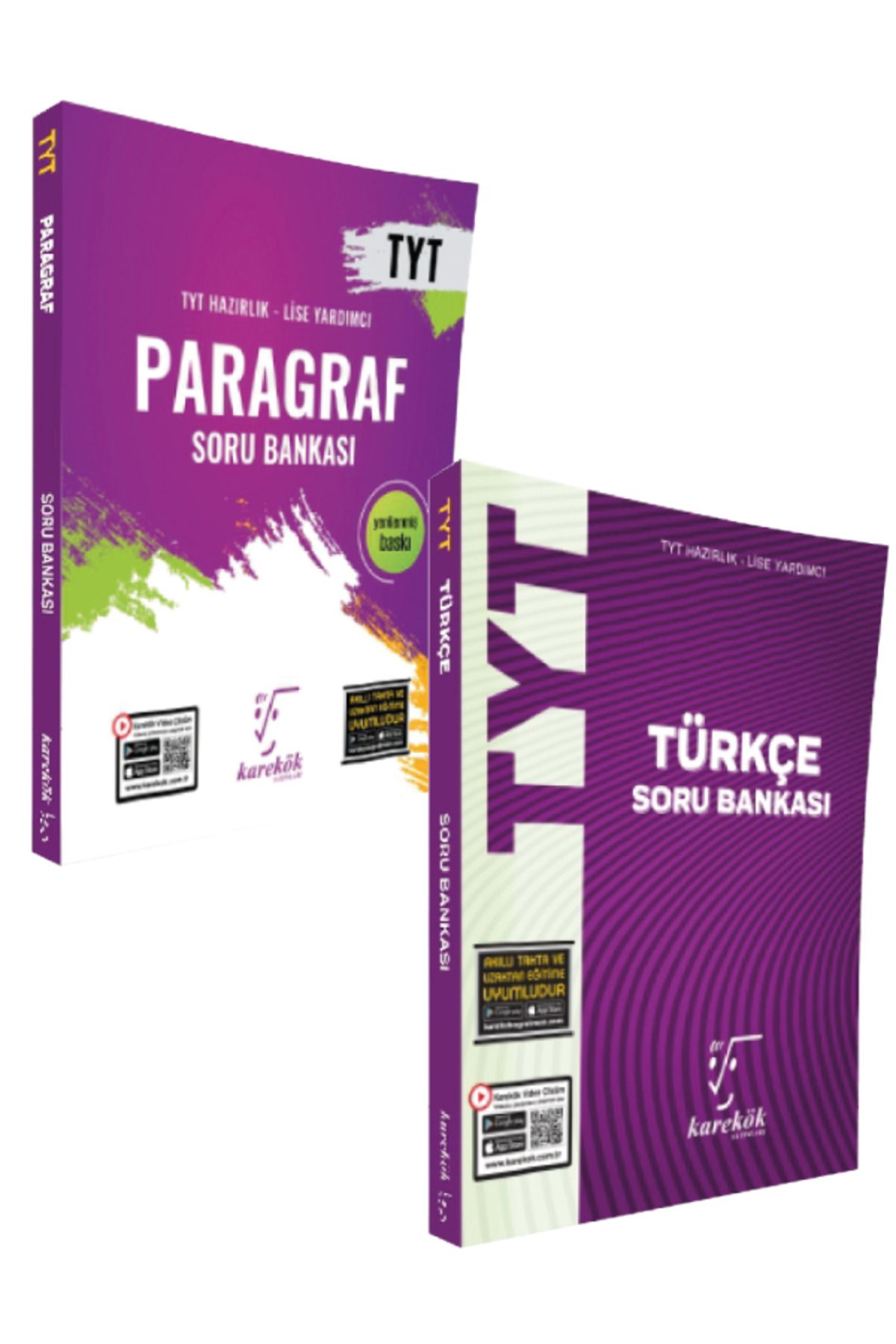 Karekök TYT Türkçe Paragraf Netleri Fulleten Soru Bankası Seti (Yeni Baskı)