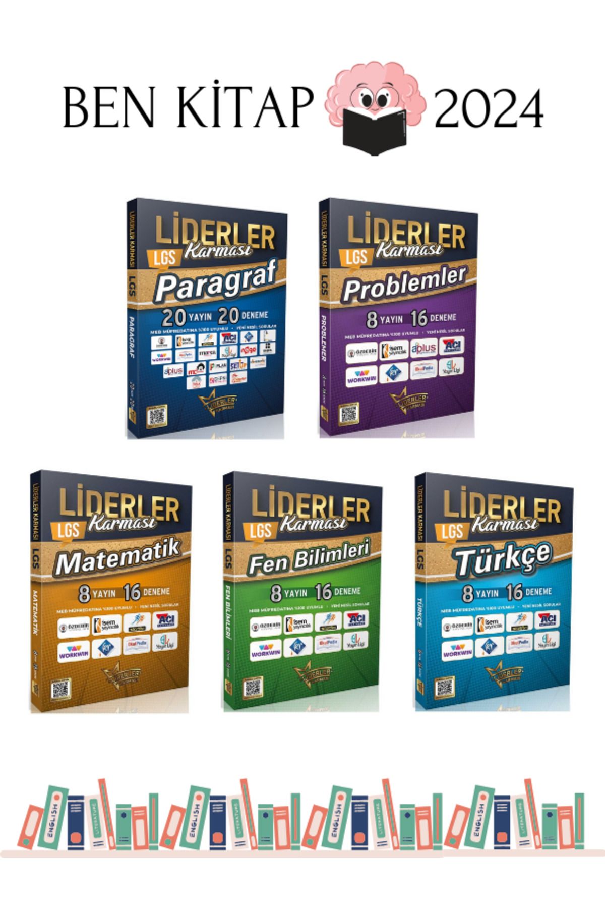 KİTAP Liderler Karması LGS Matematik - Fen - Türkçe - Paragraf - Problemler Video Çözümlü Deneme