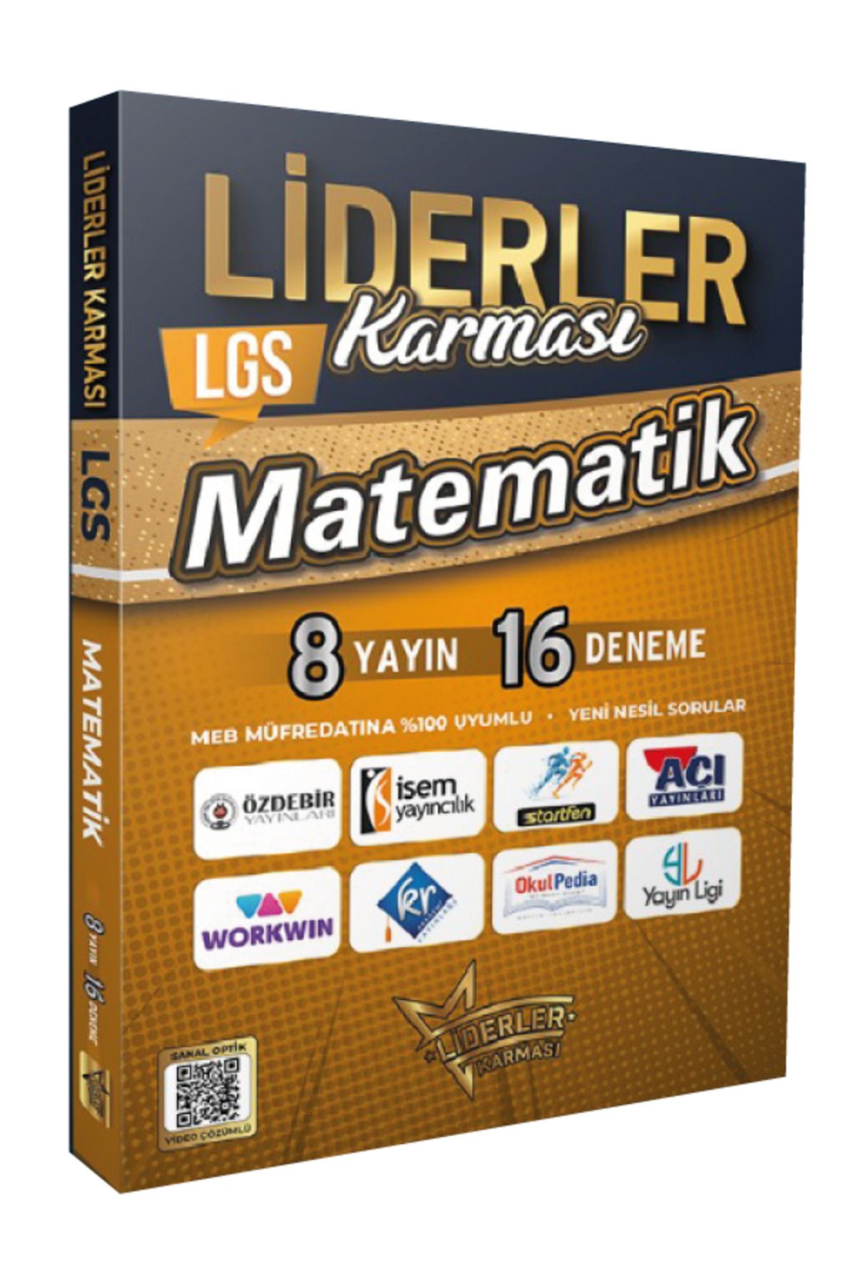 Liderler Karması 2024 Model 8.Sınıf LGS 8 Yayın Evinden 48 Türkçe, Matematik, Fen Branş Deneme Seti