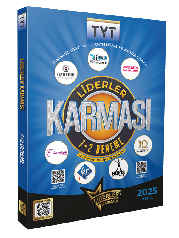 Liderler Karması 2025 Model Tyt 7+2 Deneme Seti Liderler Karması 2025 Model Tyt 7+2 Deneme Seti