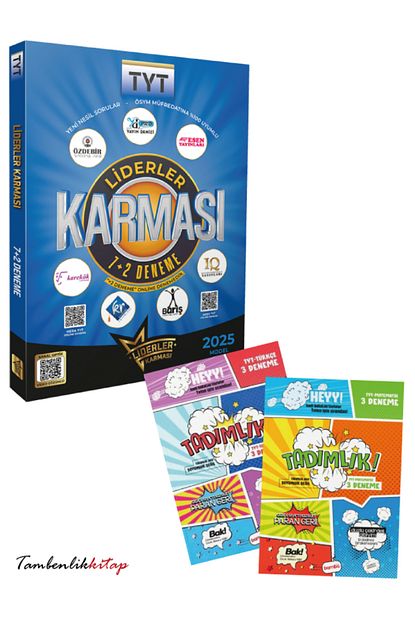 Liderler Karması 2025 Model TYT 7+2 Deneme Sınavı + Türkçe, Matematik Tadımlık Deneme Liderler Karması 2025 Model TYT 7+2 Deneme Sınavı + Türkçe, Matematik Tadımlık Deneme