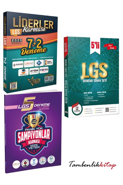 Liderler Karması 8.Sınıf LGS'nin Anahtarı Deneme Seti Liderler Karması 8.Sınıf LGS'nin Anahtarı Deneme Seti