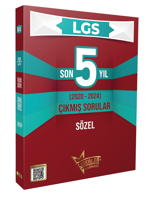 Liderler Karması LGS Son 5 Yıl Sözel Dersler Çıkmış Sorular (2020-2024)