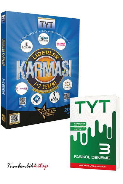 Liderler Karması TYT 10 Fasikül Deneme +2 Online Deneme Seti Liderler Karması TYT 10 Fasikül Deneme +2 Online Deneme Seti
