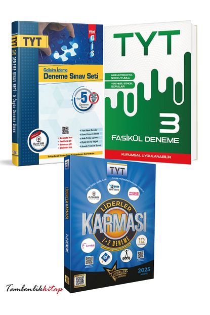 Liderler Karması TYT 15 Fasikül + 2 Online Deneme Seti Liderler Karması TYT 15 Fasikül + 2 Online Deneme Seti
