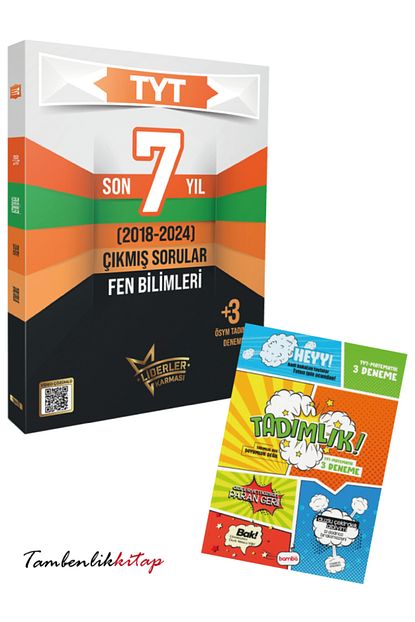 Liderler Karması TYT Fen Bilimleri Son 7 Yıl Çıkmış Sorular (2018-2024) +3 Matematik Deneme