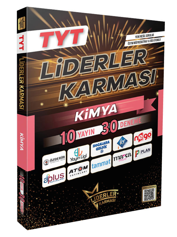 Liderler Karması TYT Kimya 10 Yayın 30 Deneme Liderler Karması TYT Kimya 10 Yayın 30 Deneme