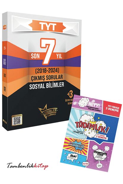 Liderler Karması TYT Sosyal Bilgiler Son 7 Yıl Çıkmış Sorular (2018-2024) +3 Türkçe Deneme