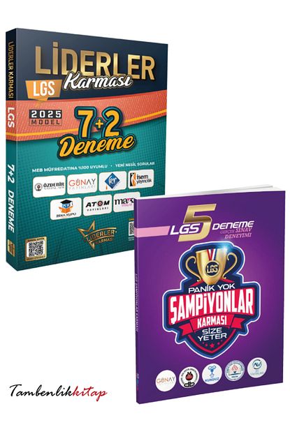 Liderler Karması ve Şampiyonlar Karmasından LGS Fulleten Deneme Seti Liderler Karması ve Şampiyonlar Karmasından LGS Fulleten Deneme Seti