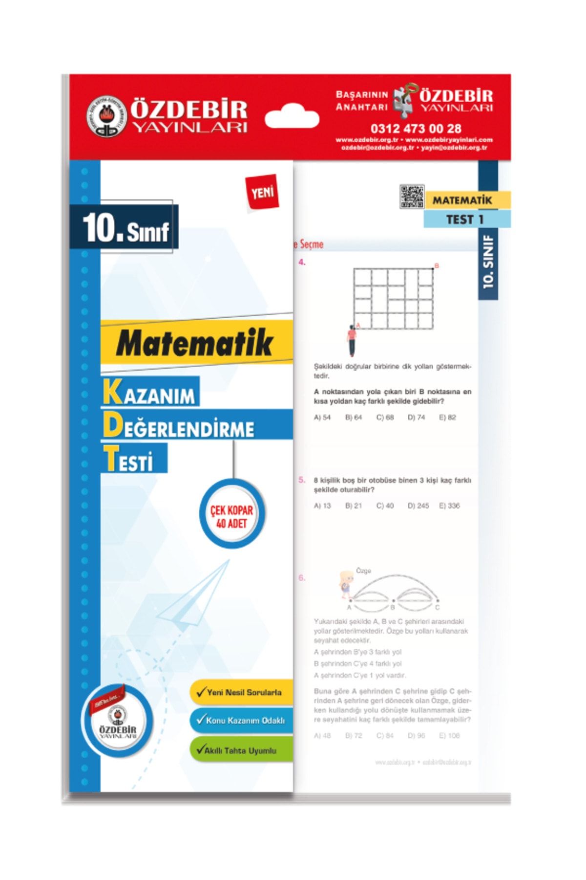 Özdebir Yayınları 10. Sınıf Yaprak Test Seti