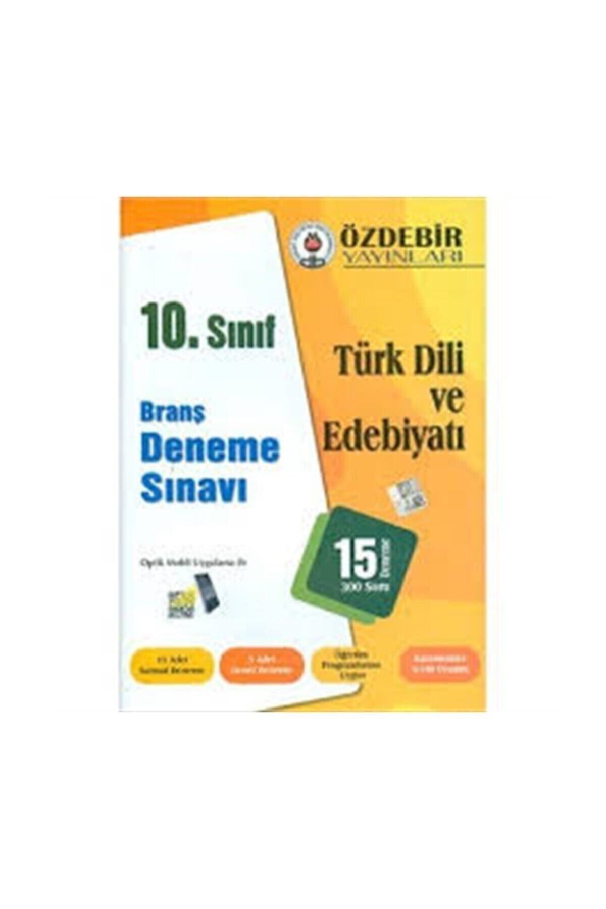 Özdebir Yayınları 10.sınıf Türk Dili Ve Edebyatı Branş Deneme Sınavı