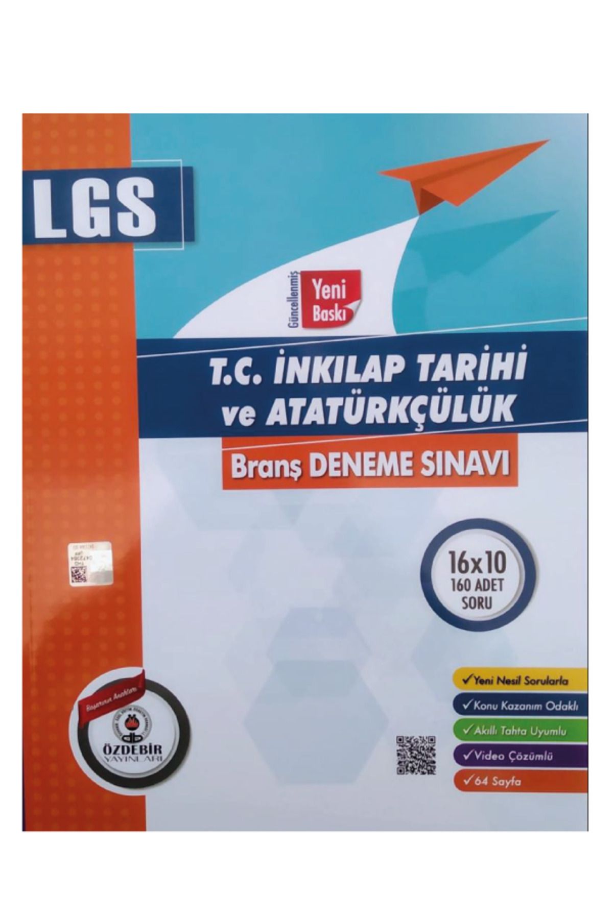 Özdebir Yayınları 8.Sınıf LGS Dört Dörtlük Branş Deneme Sınavı (HEDİYELİ)