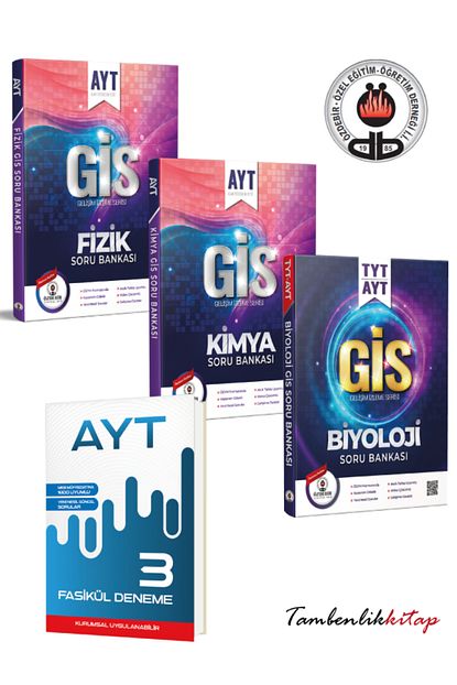Özdebir Yayınları AYT Fen Bilimleri Soru Bankası Seti (Fizik, Kimya, Biyoloji) + AYT 3 Deneme