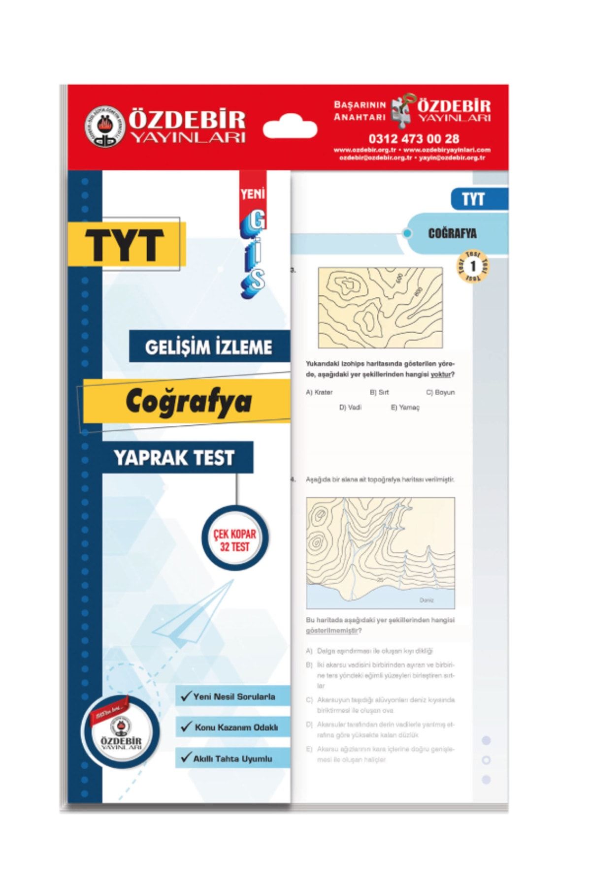 Özdebir Yayınları Gis Tyt Yaprak Test Seti
