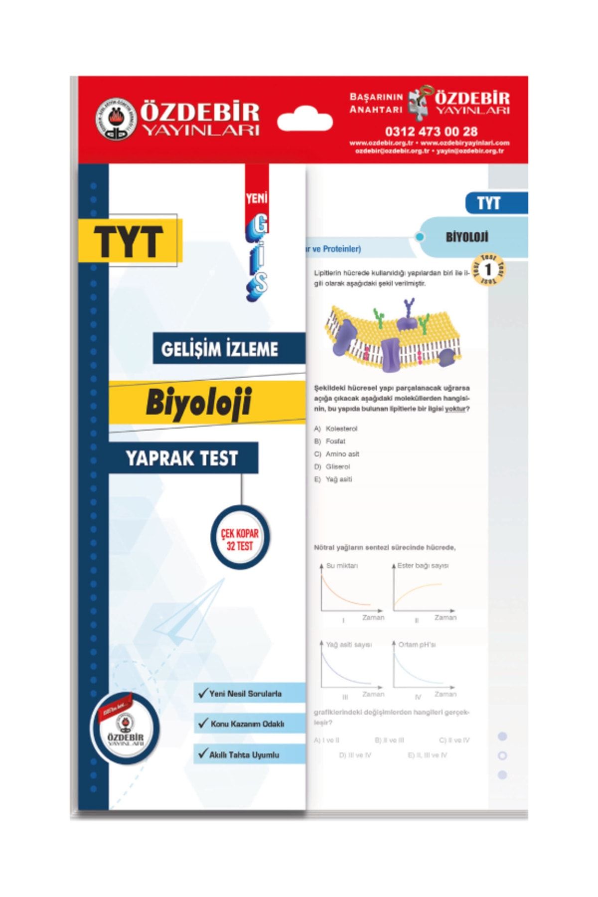 Özdebir Yayınları Gis Tyt Yaprak Test Seti