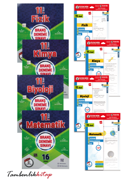 11.Sınıf Sayısal Deneme ve Yaprak Test Seti Özdebir Yayınları