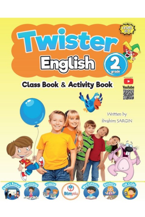 2.Sınıf Twister English + Twisty İngilizce Konuşan Defter Seti İbrahim Sargın