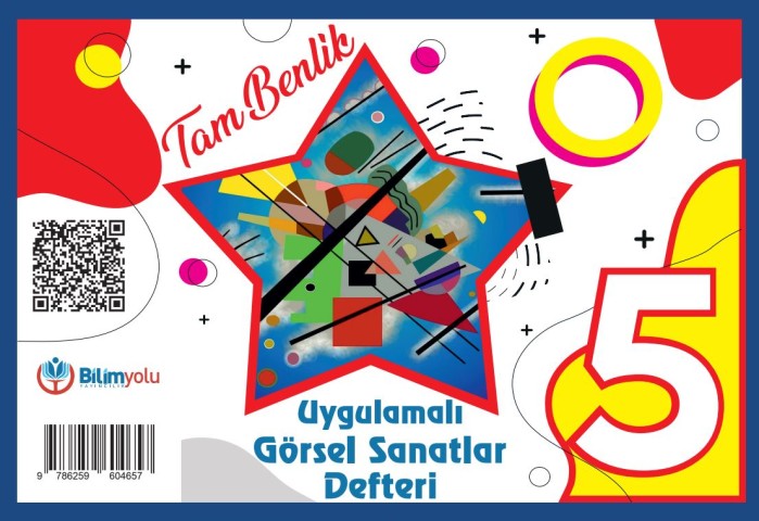 5.Sınıf Tam Benlik Uygulamalı Görsel Sanatlar Defteri Büyük Boy (35X50)