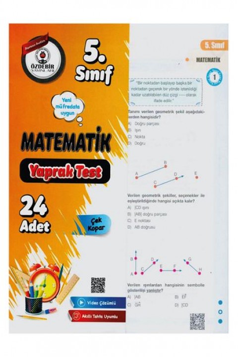 5.Sınıf Yeni Müfredat Matematik Yaprak Test