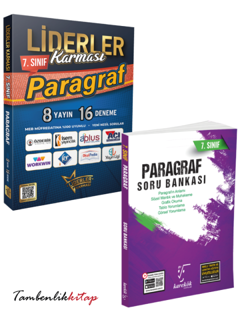 7.Sınıf Paragraf Soru Deneme Seti Liderler Karması (Güncel Baskı)