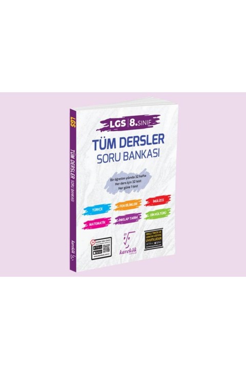 8.SINIF TÜM DERSLER SORU BANKASI 2024