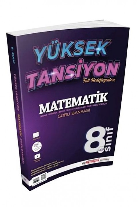 8.Sınıf Zoru Sevenler İçin LGS Yüksek Tansiyon Matematik Soru Bankası