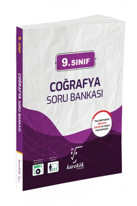 9.Sınıf Coğrafya Soru Bankası Karekök Yayınları (Güncel Baskı)