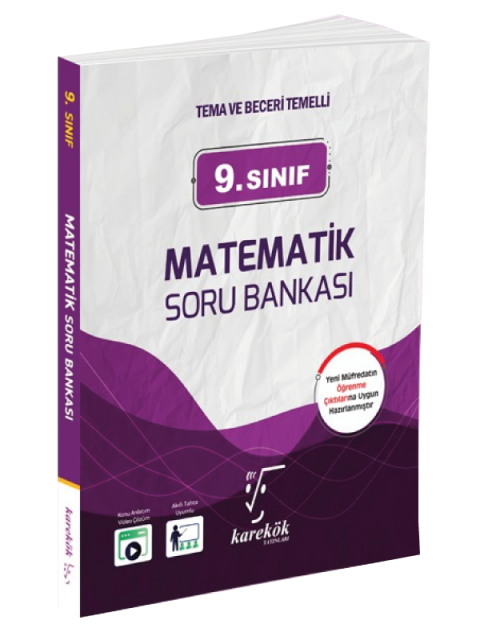 9.Sınıf Tema ve Beceri Temelli Matematik Soru Bankası Karekök Yayınları (Güncel Baskı)