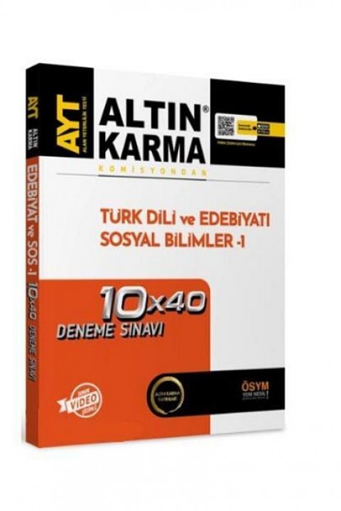 Altın Karma 2024 Ayt Türk Dili Ve Edebiyatı Sos -1 10x40 Branş Deneme