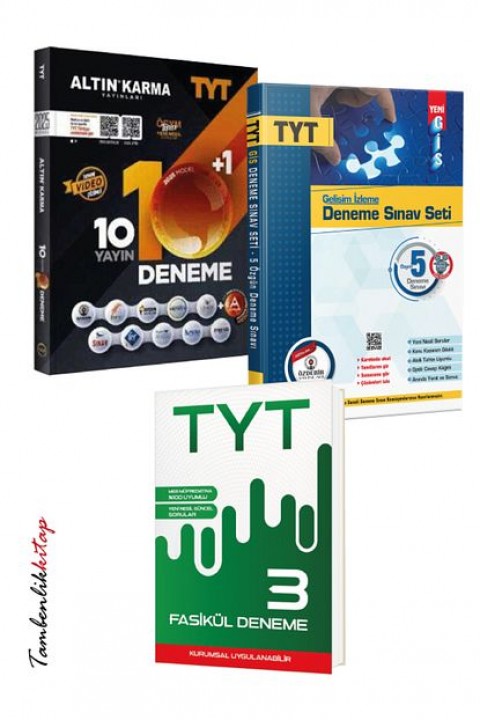 Altın Karma Yayınları TYT Deneme Paketi (18 Fasikül Deneme)