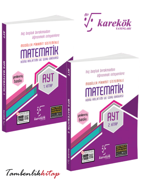 AYT Matematik 2 Cilt Birden MPS Konu Anlatımlı Soru Bankası (Yenilenmiş Baskı)