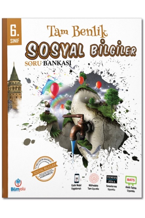 Bilim Yolu Yayıncılık 6. Sınıf Sosyal Bilgiler Tam Benlik Soru Bankası